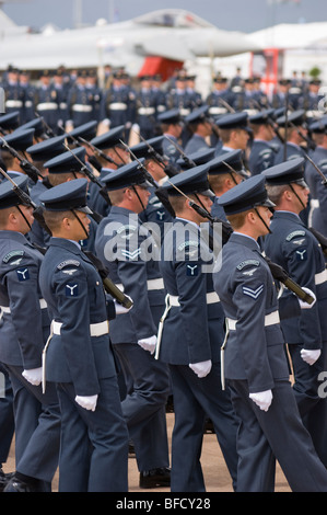 RAF FAIRFORD GLOUCESTERSHIRE UK - 11 Juli: Präsentation der neuen Königinnen Farben an RAF Fairford Gloucestershire UK 11. Juli 2008 Stockfoto