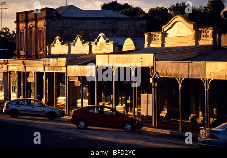 Clunes, Land Stadt ländlichen Australien Stockfoto