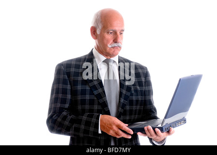 Nachdenklich Geschäftsmann Stockfoto