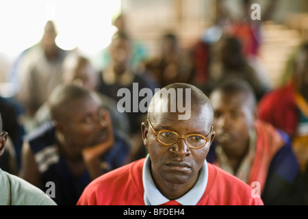 Wiedereingliederung Camp, Mutobo, Ruanda Stockfoto