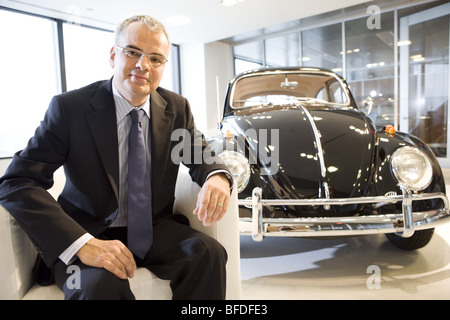 VW of America CEO Stefan Jacoby Porträt. Stockfoto