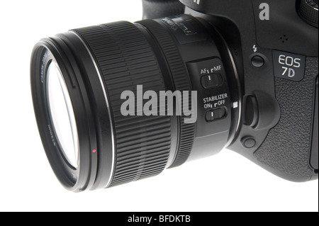 Canon EF-S Zoom-Objektiv 15-85mm f/3.5-5.6 ist Stockfoto