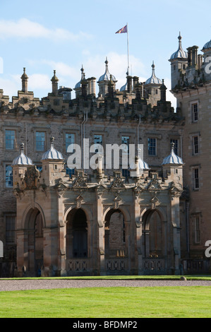 Etagen Burg Kelso Roxburghshire Schottland Design von William Adam mit Modifikationen von Vanbrugh und Playfair Stockfoto