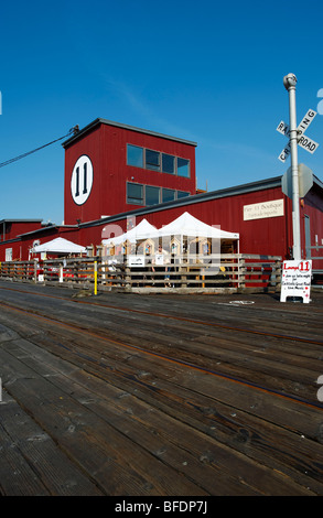 Pier 11 Astoria Oregon USA Stockfoto