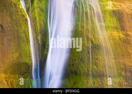 Lower Calf Creek Falls, Grand Staircase-Escalante National Monument in Utah Stockfoto