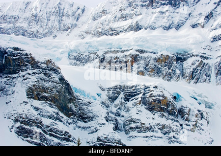 Crowfoot Glacier, Icefields Parkway, Banff Nationalpark, Alberta, Kanada Stockfoto