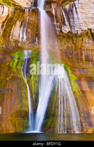 Lower Calf Creek Falls, Grand Staircase-Escalante National Monument in Utah Stockfoto