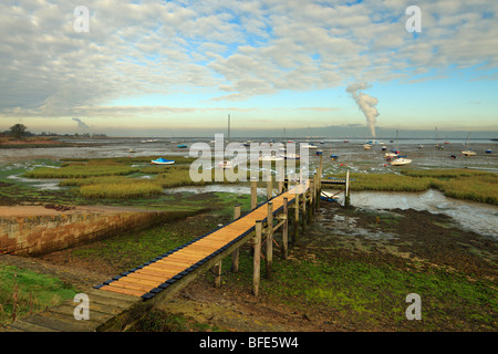 Untere Halstow, Fluss Medway, Kent, England, UK. Stockfoto