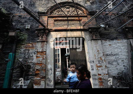 Shikumen-Haus in Shanghai, China. 19. Oktober 2009 Stockfoto