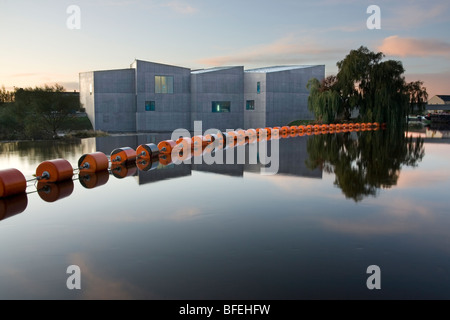 Der Hepworth Gallery in Wakefield, entworfen von dem Architekten David Chipperfield, beherbergt Werke des Bildhauers Barbara Hepworth Stockfoto