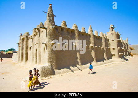 Moschee in Senossa in der Nähe von Djenne, Mali Stockfoto