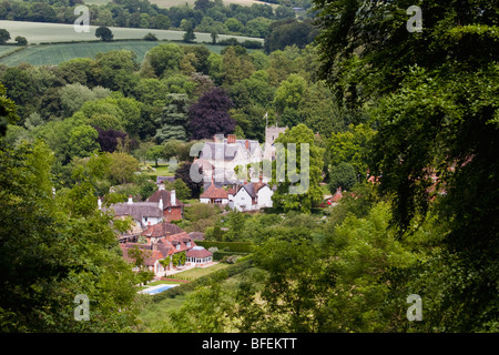 Landschaft rund um Selbourne, Hampshire, England Stockfoto