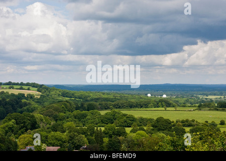 Landschaft rund um Selbourne, Hampshire, England Stockfoto