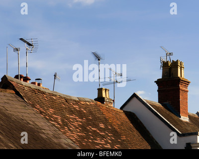 TV arial Stockfoto