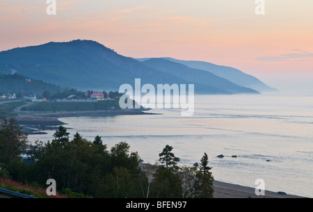 Oceanside touristischen Dorf, Saint-Simeon, Charlevoix, Quebec, Kanada Stockfoto