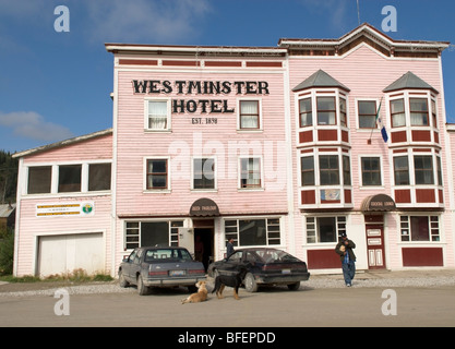 Westminster Hotel, Dawson City, Yukon Territorium, Kanada Stockfoto