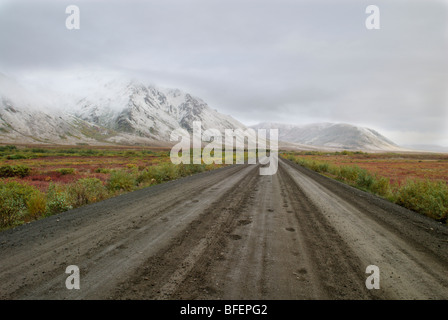 Dempster Highway, Yukon Territorium, Kanada Stockfoto