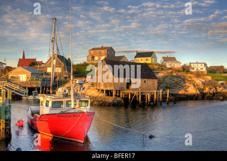 Angelboote/Fischerboote, Peggys Cove, Nova Scotia, Kanada Stockfoto