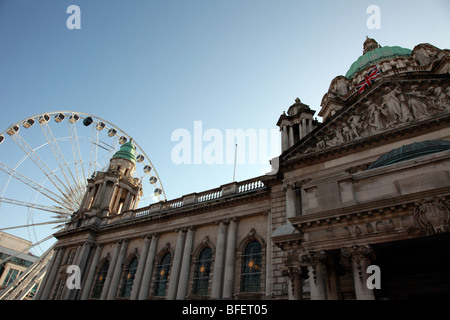 Rathaus von Belfast, Nordirland Stockfoto