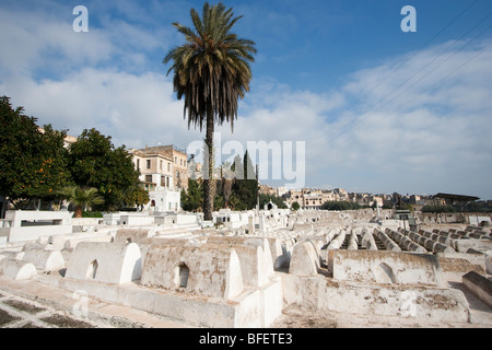 Jüdischer Friedhof in Fes Marokko Stockfoto