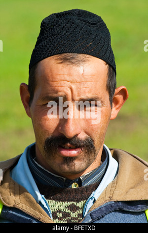 Muslimischen Mann in Volubilis in Meknes Marokko Stockfoto