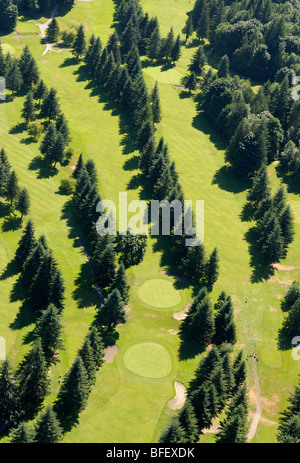 Cowichan Golf and Country Club. Honeymoon Bay, Lake Cowichan, Britisch-Kolumbien, Kanada. Stockfoto