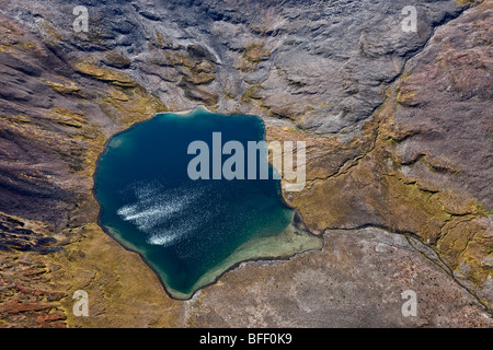 Ruhende Vulkanlandschaft in den Ilgatchuz Bergen von British Columbia Kanada Stockfoto