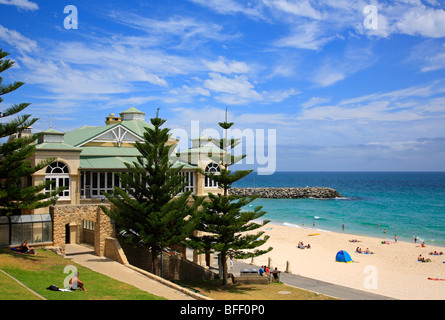 Cottesloe Beach und indischer Tee Haus Perth Western Australia Stockfoto