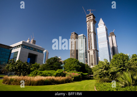 Dubai International Financial Centre, das Tor, Dubai Stockfoto