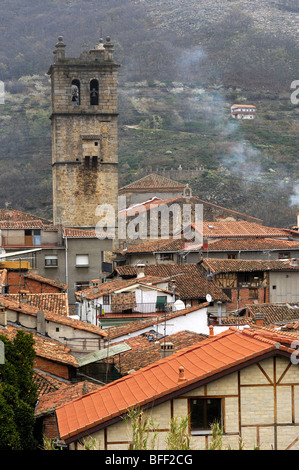 Garganta la Olla. La Vera. Caceres. Extremadura. Spanien. Stockfoto