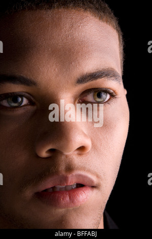 Schöner schwarzer Mann Stockfoto