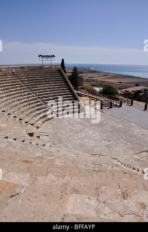 Kourion Theater, Kourion, Distrikt Limassol, Zypern Stockfoto