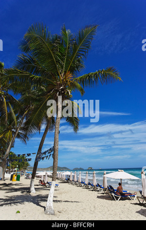 Blick auf Playa El Aqua, Isla Margarita, Venezuela Nueva Esparta Stockfoto