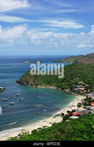 Blick auf Playa Guayacan, Isla Margarita, Venezuela Nueva Esparta Stockfoto