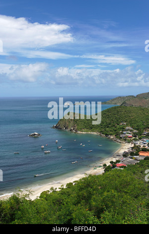 Blick auf Playa Guayacan, Isla Margarita, Venezuela Nueva Esparta Stockfoto