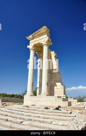 Apollo-Tempel, Heiligtum des Apollo Hylates, Kourion, Distrikt Limassol, Zypern Stockfoto