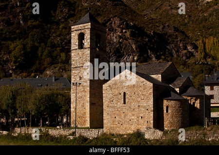 Kirche von Sant Feliu de Barruera, Tal von Boi, Lleida, Spanien Stockfoto