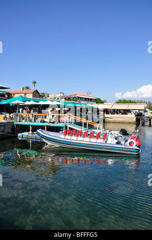 Paphos Harbour, Paphos (Pafos), Pafos District, Republik Zypern Stockfoto