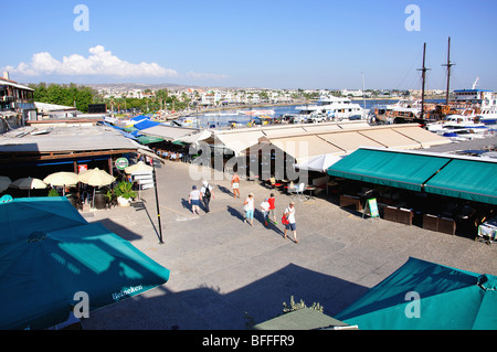 Paphos Harbour, Paphos (Pafos), Pafos District, Republik Zypern Stockfoto