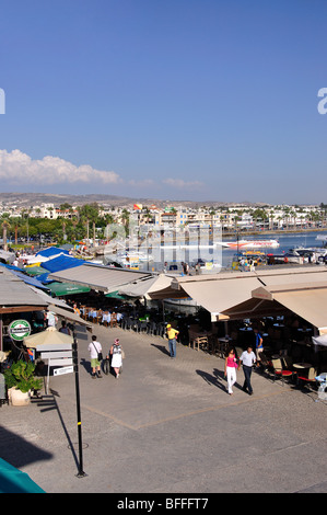Paphos Harbour, Paphos (Pafos), Pafos District, Republik Zypern Stockfoto