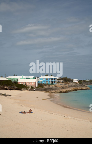 Der Strand von John Smiths Bay, Bermuda Stockfoto