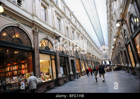 Galeries Royales Saint-Hubert einkaufen Arcade-Brüssel in Belgien Stockfoto