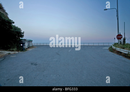 Aurelia Straße zwischen Albissola und Celle Ligure Ligurien Italien Stockfoto