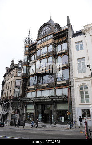 Das alte England Jugendstilgebäude beherbergt Brüssel Musee Instrumental Brüssel Belgien Stockfoto