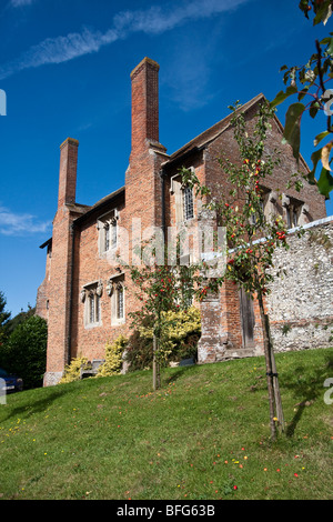 Ewelme Schule, Ewelme, Oxfordshire. Das älteste kontinuierlich funktionierende Schulgebäude im Land. Stockfoto