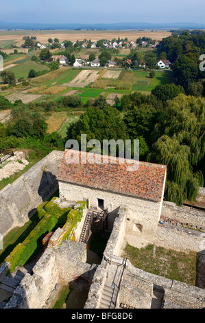 Kinizsi-Burg - Nagyvdzsony, Plattensee, Ungarn Stockfoto