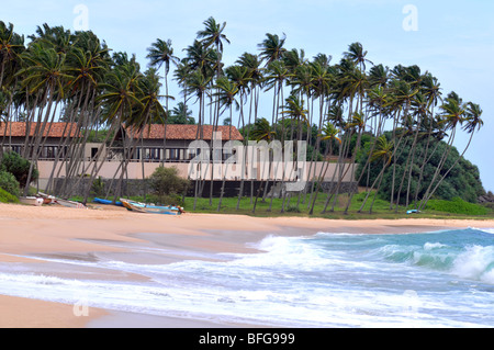 Amanwella Hotel und Strand, Tongalle, Sri Lanka Stockfoto