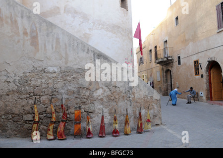 Im Bereich der Festung von El Jadida, Marokko anzuzeigen Stockfoto