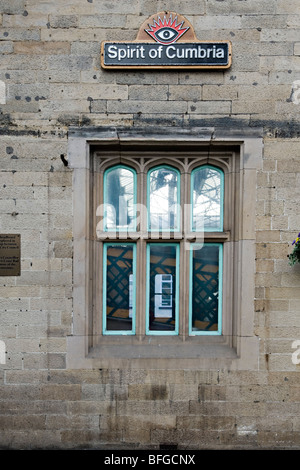 Detail von der östlichen Seite des Carlisle Railway Station, Großbritannien. Stockfoto