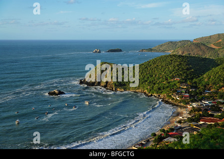 Blick auf Playa Guayacan, Isla Margarita, Venezuela Nueva Esparta Stockfoto